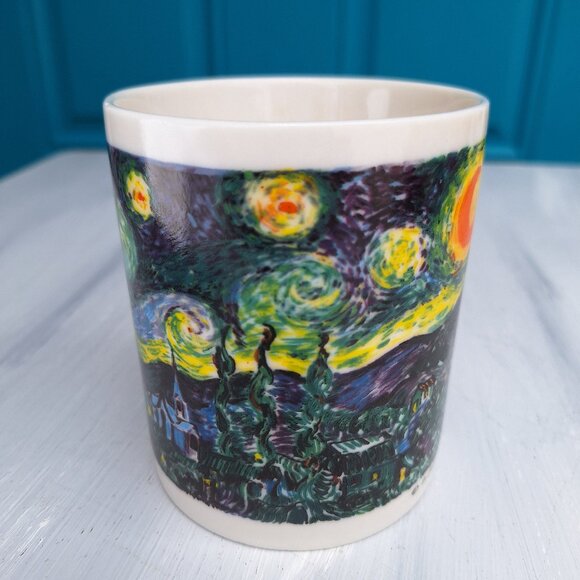 Vintage Mug Van Gogh Starry Night Artist Gifts Famous Impressionist Painting Art - Picture 9 of 17
